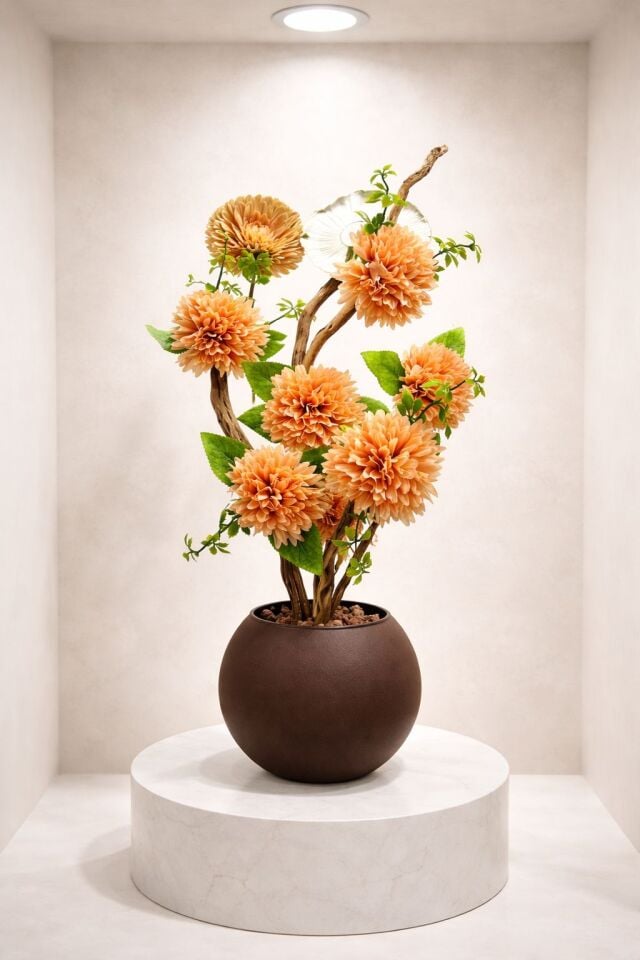 DEKORATİF ÇİÇEK ARANJMANI