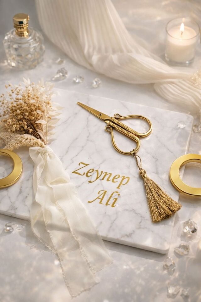 MERMER DESENLİ YÜZÜK TEPSİSİ