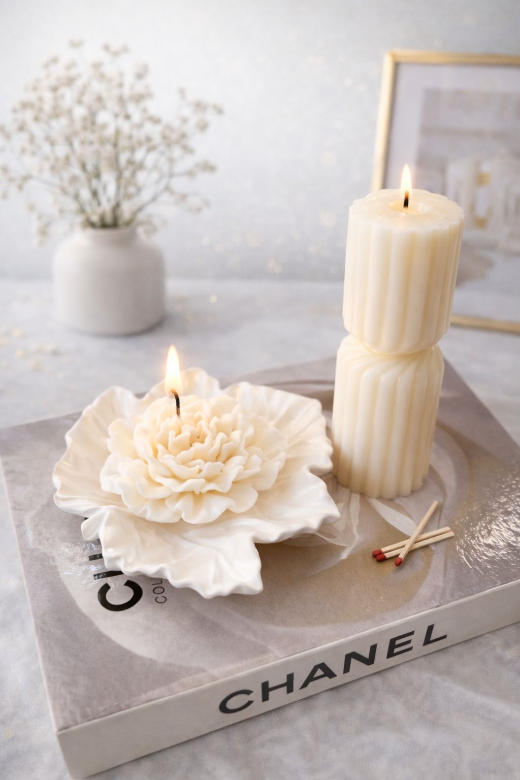 DEKORATİF SOYA DOĞAL MUM