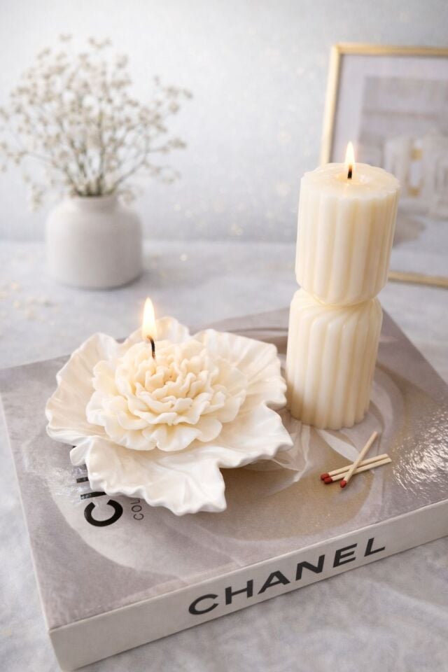 DEKORATİF SOYA DOĞAL MUM