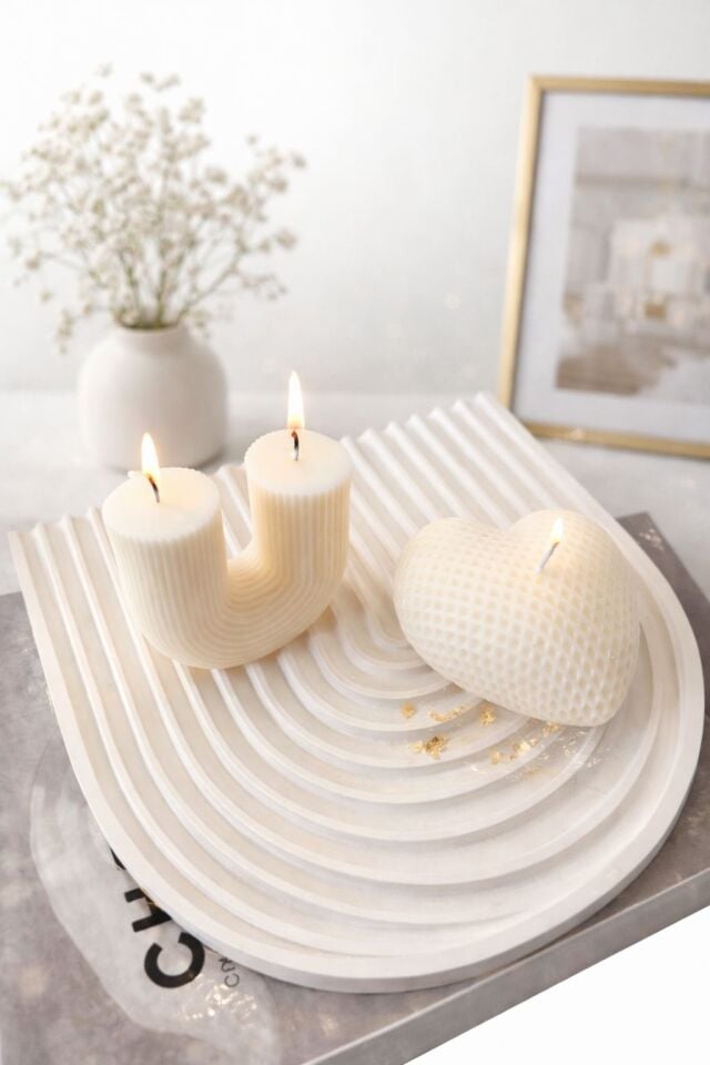 DEKORATİF SOYA DOĞAL MUM